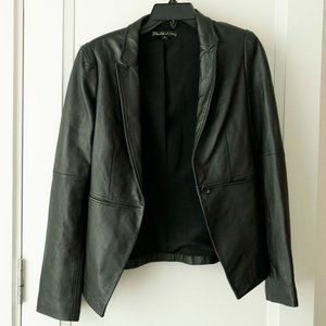 Elizabeth & James Leather Blazer